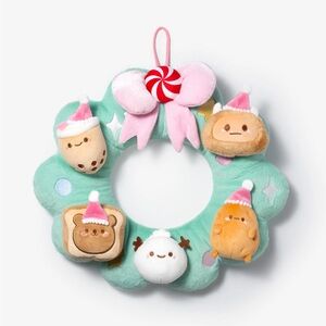 SMOKO FRIENDS TINSEL TOWN PLUSH WREATH NEW WITH TAGS NWT PLUSHIE XMAS HOLIDAY